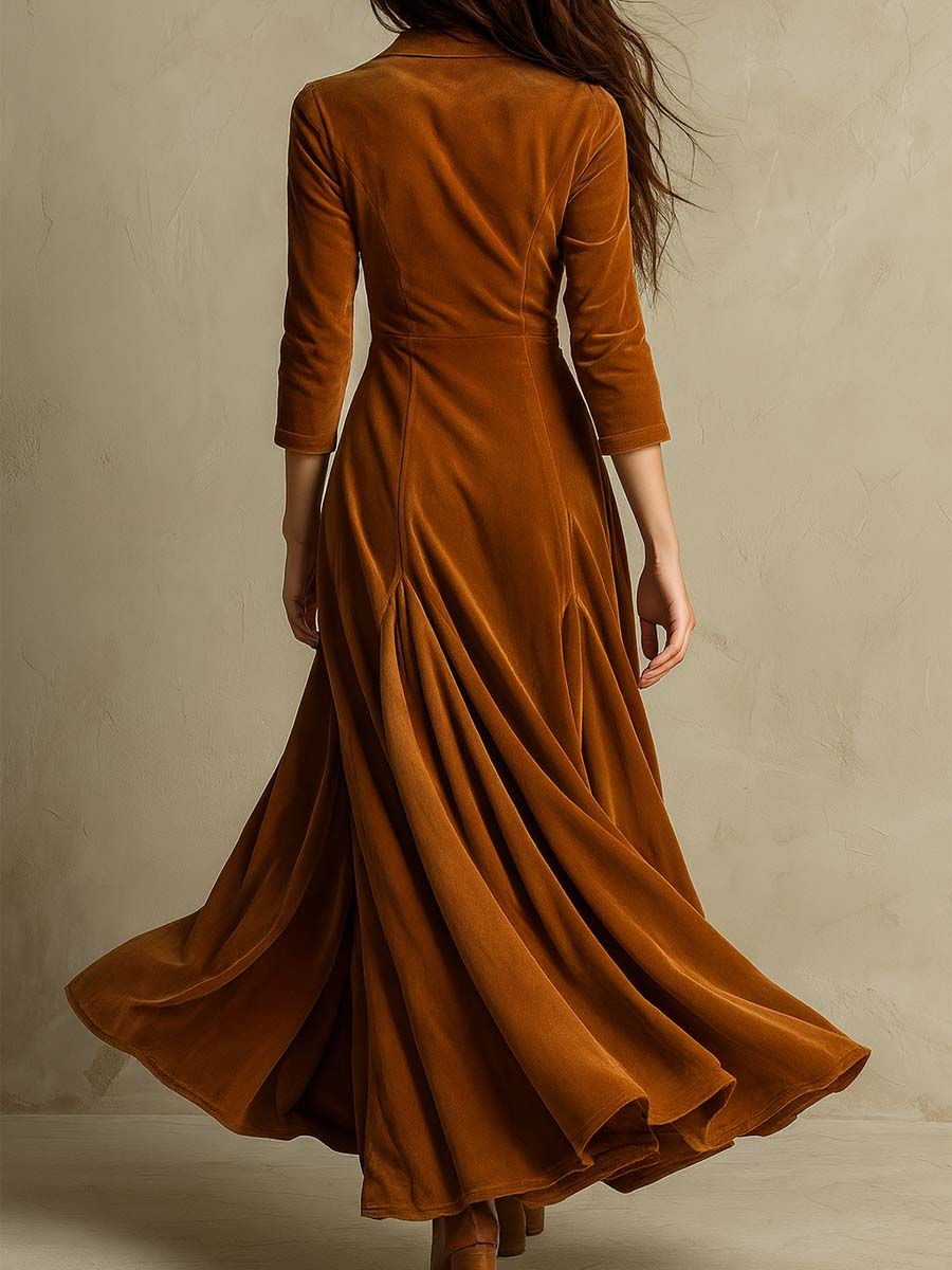 VESTIDO SOLÈNE VINTAGE MAXI